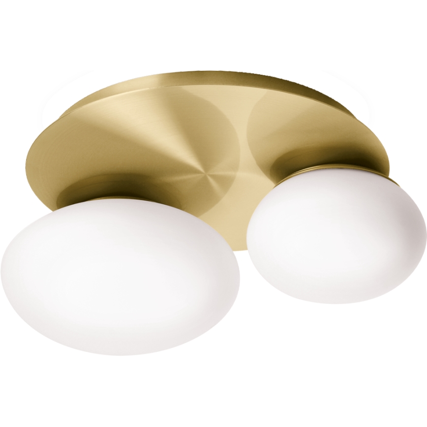 Ideal Lux - Iluminação de teto LED NINFEA 2xGX53/9W/230V dourado