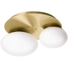 Ideal Lux - Iluminação de teto LED NINFEA 2xLED/9W/230V dourado
