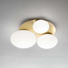 Ideal Lux - Iluminação de teto LED NINFEA 3xLED/9W/230V dourado