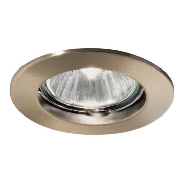 Ideal Lux - Iluminação embutida JAZZ 1xGU10/50W/230V bronze