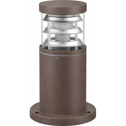 Ideal Lux - Lâmpada de exterior TRONCO 1xE27/42W/230V 25 cm IP65 castanha