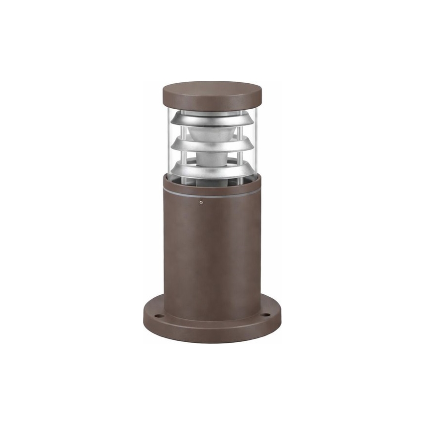 Ideal Lux - Lâmpada de exterior TRONCO 1xE27/42W/230V 25 cm IP65 castanha