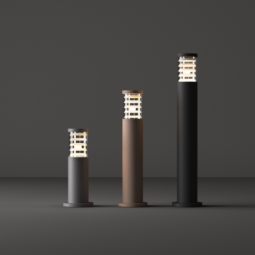 Ideal Lux - Lâmpada de exterior TRONCO 1xE27/42W/230V 25 cm IP65 castanha