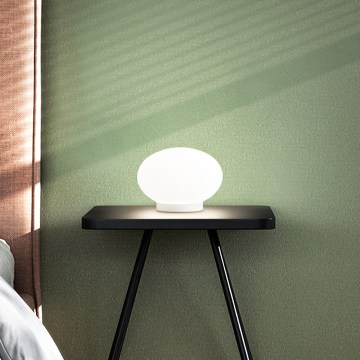 Ideal Lux - Lâmpada de mesa LED SMARTIES 1xG9/3W/230V Ø 14 cm branca