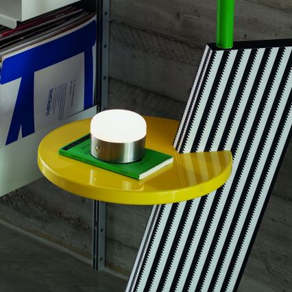 Ideal Lux - Lâmpada de mesa LED tátil dimmerizável MIGNON LED/5W/5V 1500 mAh diâmetro 10 cm CRI 90 cromo brilhante