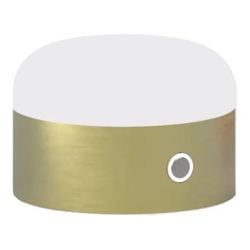 Ideal Lux - Lâmpada de mesa tátil LED regulável MIGNON LED/5W/5V 1500 mAh diâmetro 10 cm CRI 90 latão