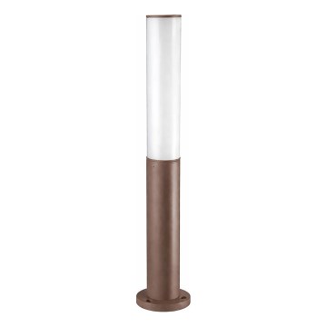 Ideal Lux - Lâmpada LED para exterior ETERE LED/9,5W/230V 4000K 60 cm CRI 90 IP44 castanha