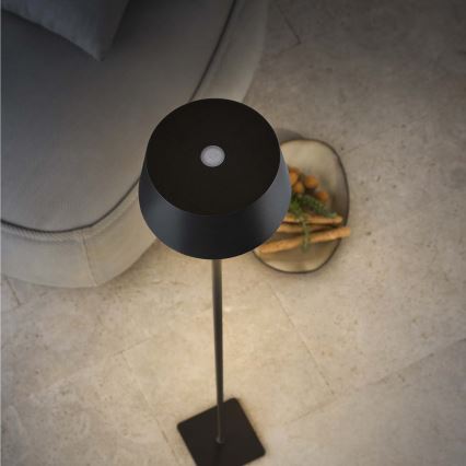 Ideal Lux - Lâmpada exterior tátil LED dimável PURE LED/1,5W/3,7V 2200 mAh CRI 90 IP54 preta