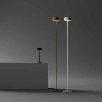 Ideal Lux - Lâmpada exterior tátil LED dimável PURE LED/1,5W/3,7V 2200 mAh CRI 90 IP54 preta