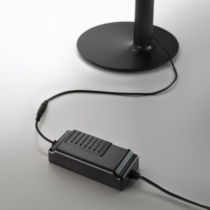 Ideal Lux - LED Candeeiro de pé dimerizável DORICA LED/50W/230V IRC 90 preto