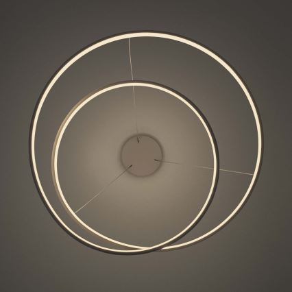 Ideal Lux - LED dimerizável, lustre suspenso por cabo OZ LED/55W/230V Ø 80 cm IRC 90 branco