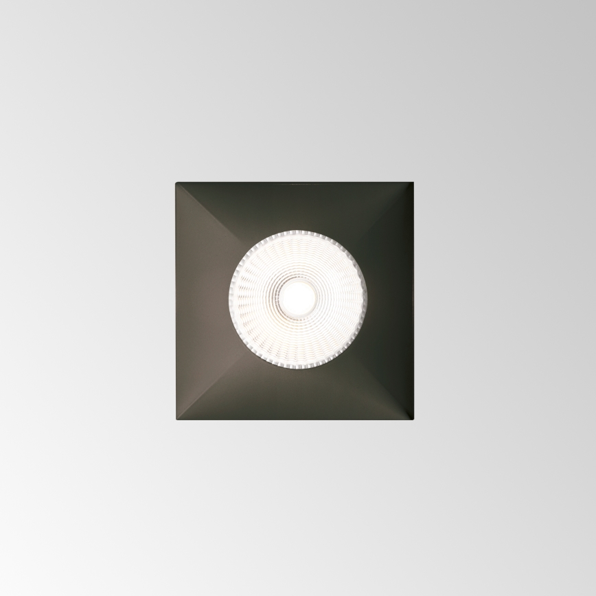 Ideal Lux - Luminária LED de embutir para teto GAME TRIM LED/11W/230V 3000K IRC 90 8,4x8,4 cm IP40 preta