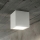 Ideal Lux - Luminária de exterior TECHO 1xGU10/20W/230V 9x9 cm IP54 branca