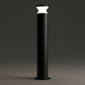 Ideal Lux - Luminária de exterior TORRE 1xE27/15W/230V 80 cm IP65 preta
