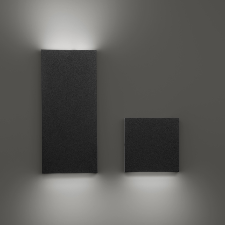 Ideal Lux - Luminária de parede LED para exterior POST-IT LED/3W/12V IRC 90 preta