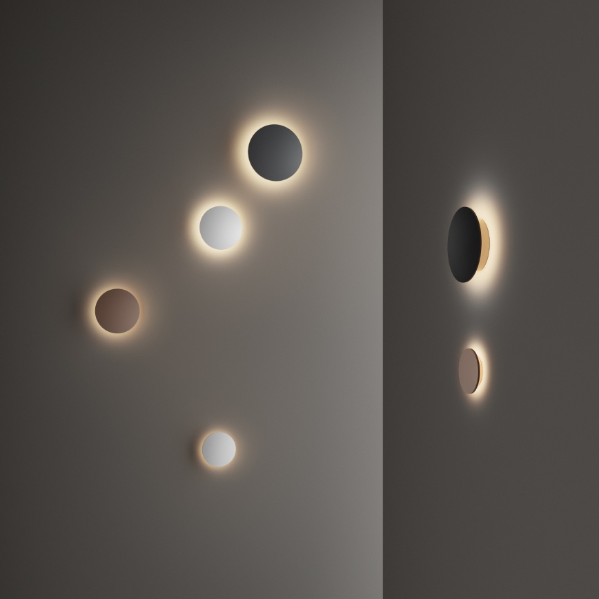 Ideal Lux - Aplique de parede exterior LED PUNTO LED/9W/230V CRI 90 Ø 18 cm IP54 antracite