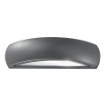 Ideal Lux - Luminária de parede para exterior GIOVE 1xE27/60W/230V IP54 antracite