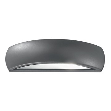 Ideal Lux - Luminária de parede para exterior GIOVE 1xE27/60W/230V IP54 antracite