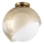 Ideal Lux - Luminária de teto BLOOM 1xE27/42W/230V Ø 30 cm Dourado/Bege Fumê