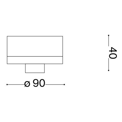 Ideal Lux - Luminária de teto exterior CLIO 1xE27/42W/230V IP44 castanha