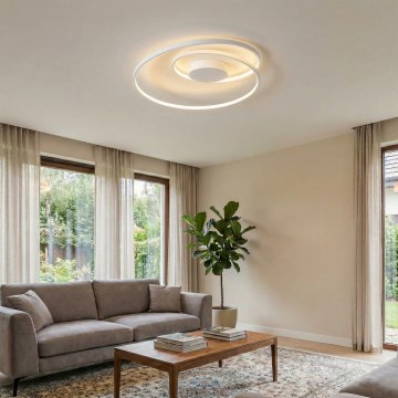 Ideal Lux - Luminária de teto LED dimerizável OZ LED/48W/230V diâmetro 60 cm CRI 90 branca