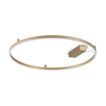 Ideal Lux - Candeeiro de tecto LED ORACLE SLIM LED/37W/230V 3000K CRI 90 Ø 70 cm dourado
