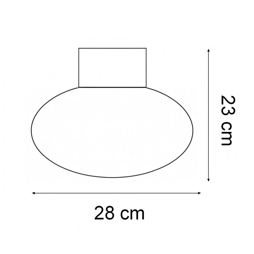 Ideal Lux - Luminária de teto para exterior CLIO 1xE27/42W/230V diâmetro 28 cm IP44 antracite