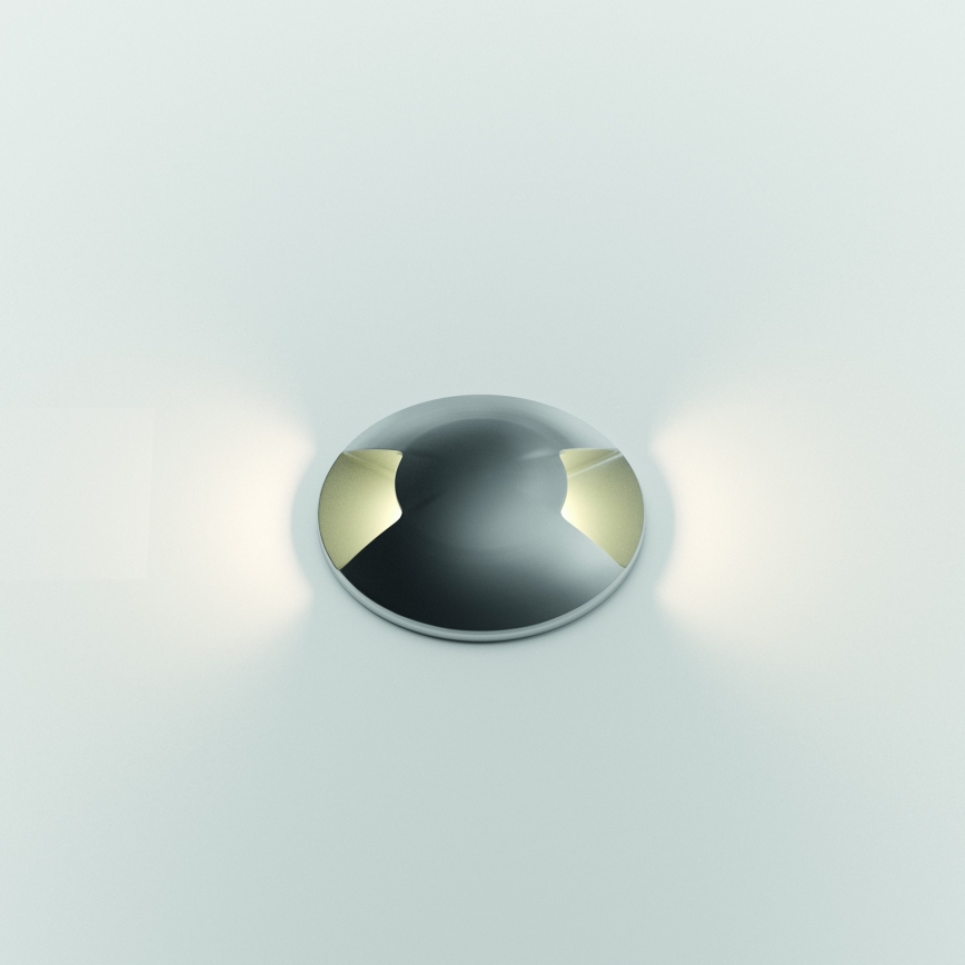Ideal Lux - Luminária LED embutida para piso ROCKET LED/3W/230V CRI 90 IK08 IP67 cromo fosco