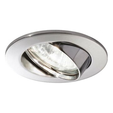 Ideal Lux - Luminária embutida SWING 1xGU10/28W/230V Ø 8,2 cm cromado brilhante