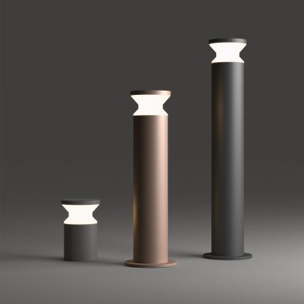 Ideal Lux - Luminária exterior TORRE 1xE27/15W/230V 60 cm IP65 antracite