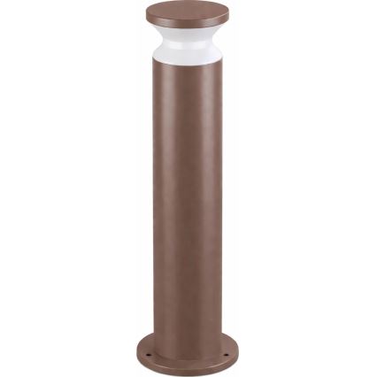 Ideal Lux - Luminária exterior TORRE 1xE27/15W/230V 60 cm IP65 castanha