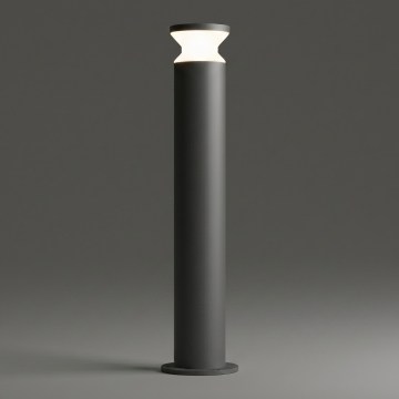 Ideal Lux - Luminária exterior TORRE 1xE27/15W/230V 80 cm IP65 antracite