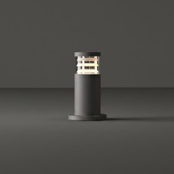 Ideal Lux - Luminária exterior TRONCO 1xE27/42W/230V 25 cm IP65 antracite