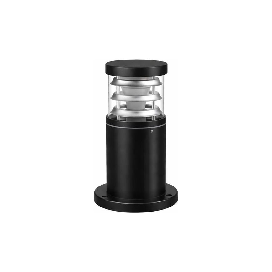 Ideal Lux - Luminária exterior TRONCO 1xE27/42W/230V 25 cm IP65 preta
