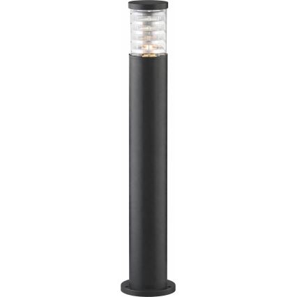 Ideal Lux - Luminária exterior TRONCO 1xE27/42W/230V 80 cm IP65 preta