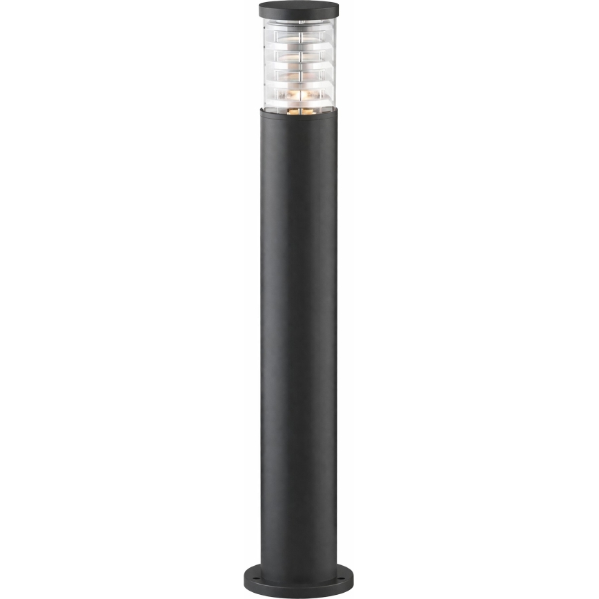 Ideal Lux - Luminária exterior TRONCO 1xE27/42W/230V 80 cm IP65 preta