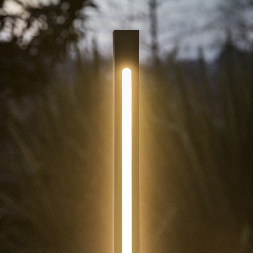 Ideal Lux - Luminária LED de exterior JEDI LED/25W/230V 160 cm CRI 90 IP65 antracite