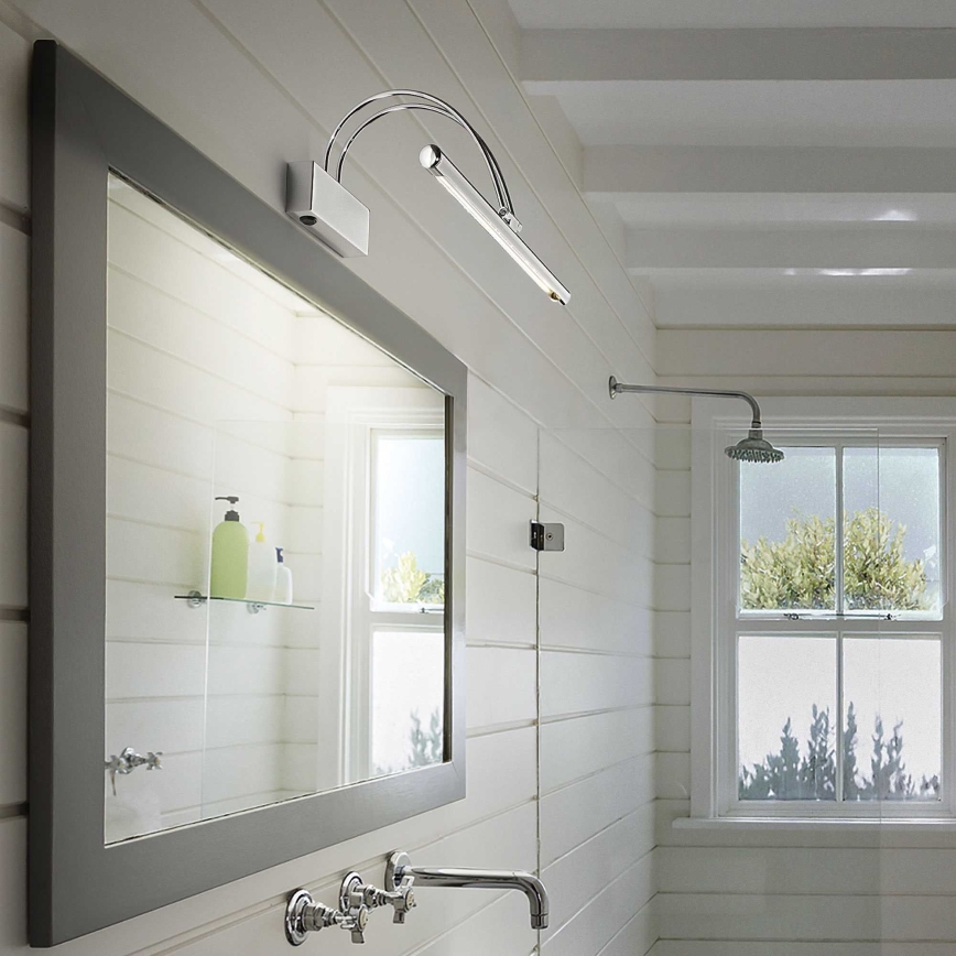 Ideal Lux - Luminária de parede LED MIRROR LED/4,62W/230V cromo brilhante