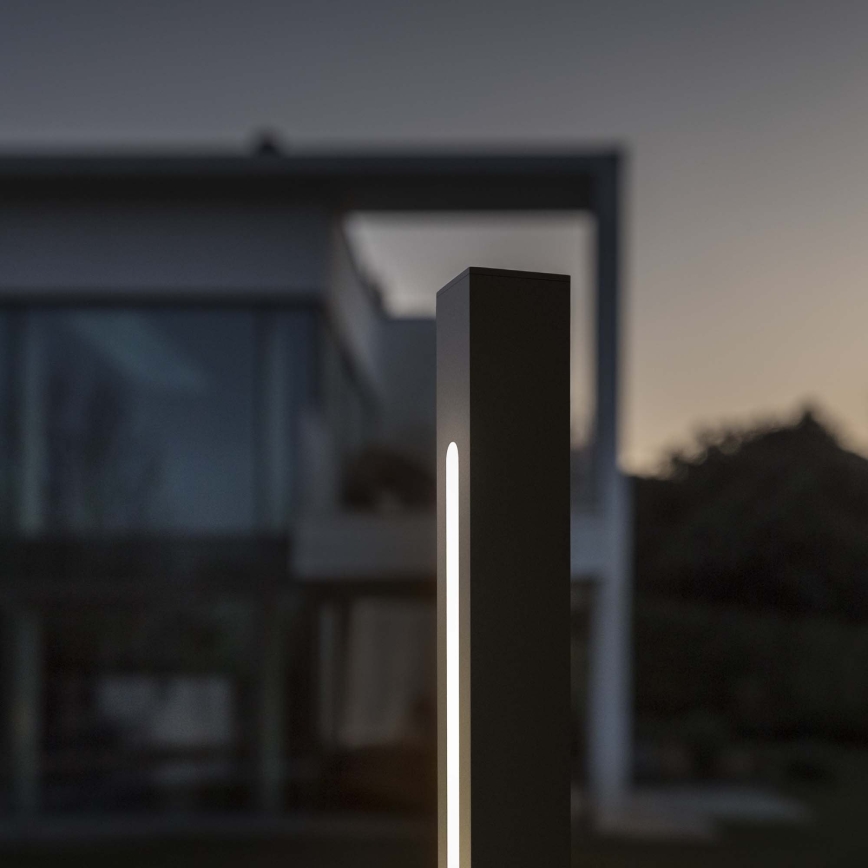Ideal Lux - Luminária LED para exterior JEDI LED/19W/230V 120 cm CRI 90 IP65 antracite