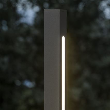 Ideal Lux - Luminária LED para exterior JEDI LED/19W/230V 120 cm CRI 90 IP65 antracite