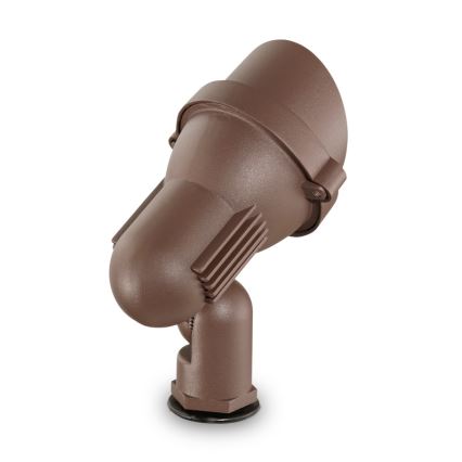 Ideal Lux - Luminária para exterior TERRA 1xGU10/28W/230V IP65 castanha