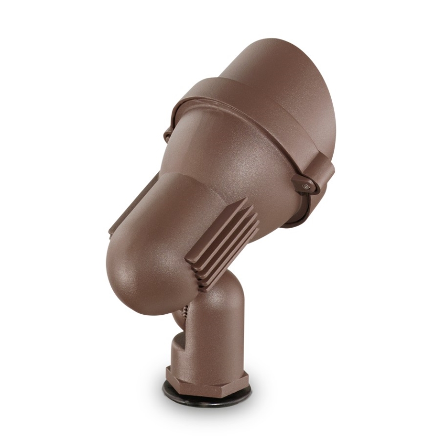 Ideal Lux - Luminária para exterior TERRA 1xGU10/28W/230V IP65 castanha