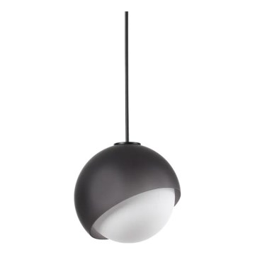 Ideal Lux - Lustre com cabo BLOOM 1xE27/42W/230V Ø 22 cm preto