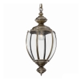 Ideal Lux - Lustre com corrente 1xE27/60W/230V Ø 25 cm bronze