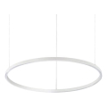 Ideal Lux - Lustre LED dimerizável em cabo ORACLE SLIM LED/40W/230V 3000K CRI 90 Ø 70 cm branco