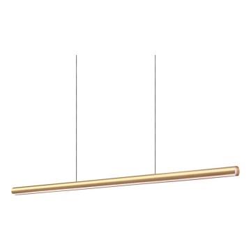 Ideal Lux - Lustre LED dimerizável suspenso por cabo DORICA LED/35W/230V CRI 90 140 cm dourado