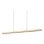 Ideal Lux - Lustre LED dimerizável suspenso por cabo DORICA LED/35W/230V CRI 90 140 cm dourado