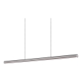 Ideal Lux - Lustre LED dimerizável suspenso por cabo DORICA LED/35W/230V IRC 90 140 cm cinza