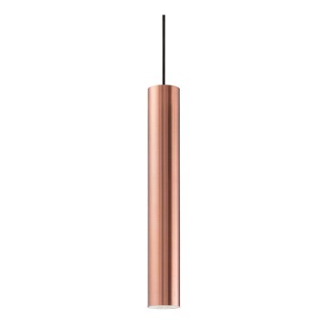 Ideal Lux - Lustre LED em cabo LOOK 1x GU10/7W/230V, IRC 90, Ø 6 cm, acabamento cobre