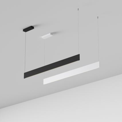 Ideal Lux - Lustre LED em cabo STEEL LED/24W/230V 3000K CRI 90 120 cm preto